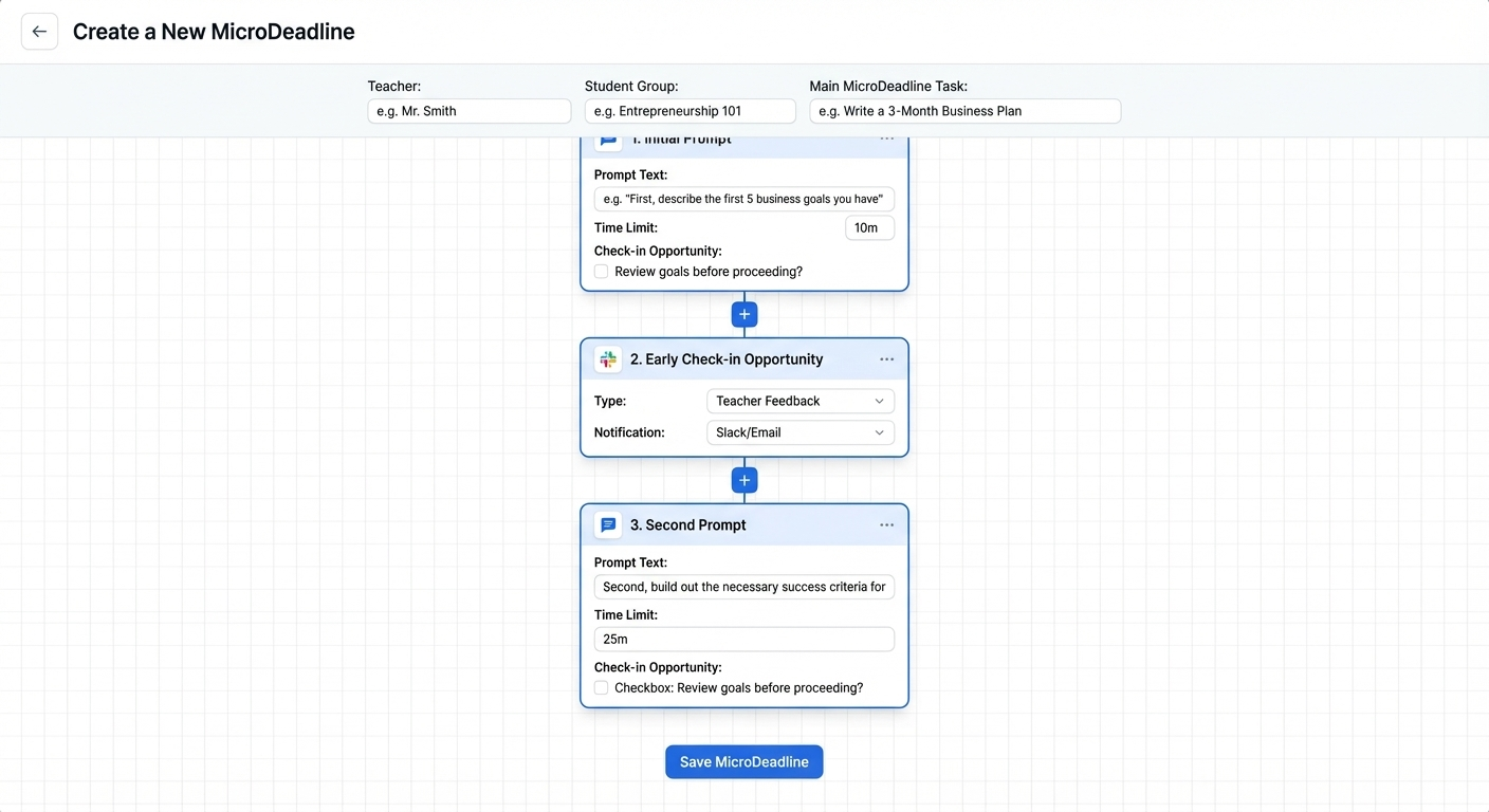 Flow Builder Interface